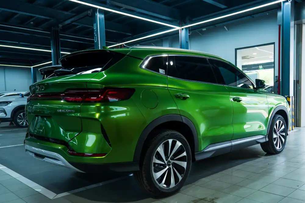 BYD Sealion 6 dán đổi màu xanh lá bóng ảnh 2