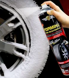 Tire shine and protection bottle