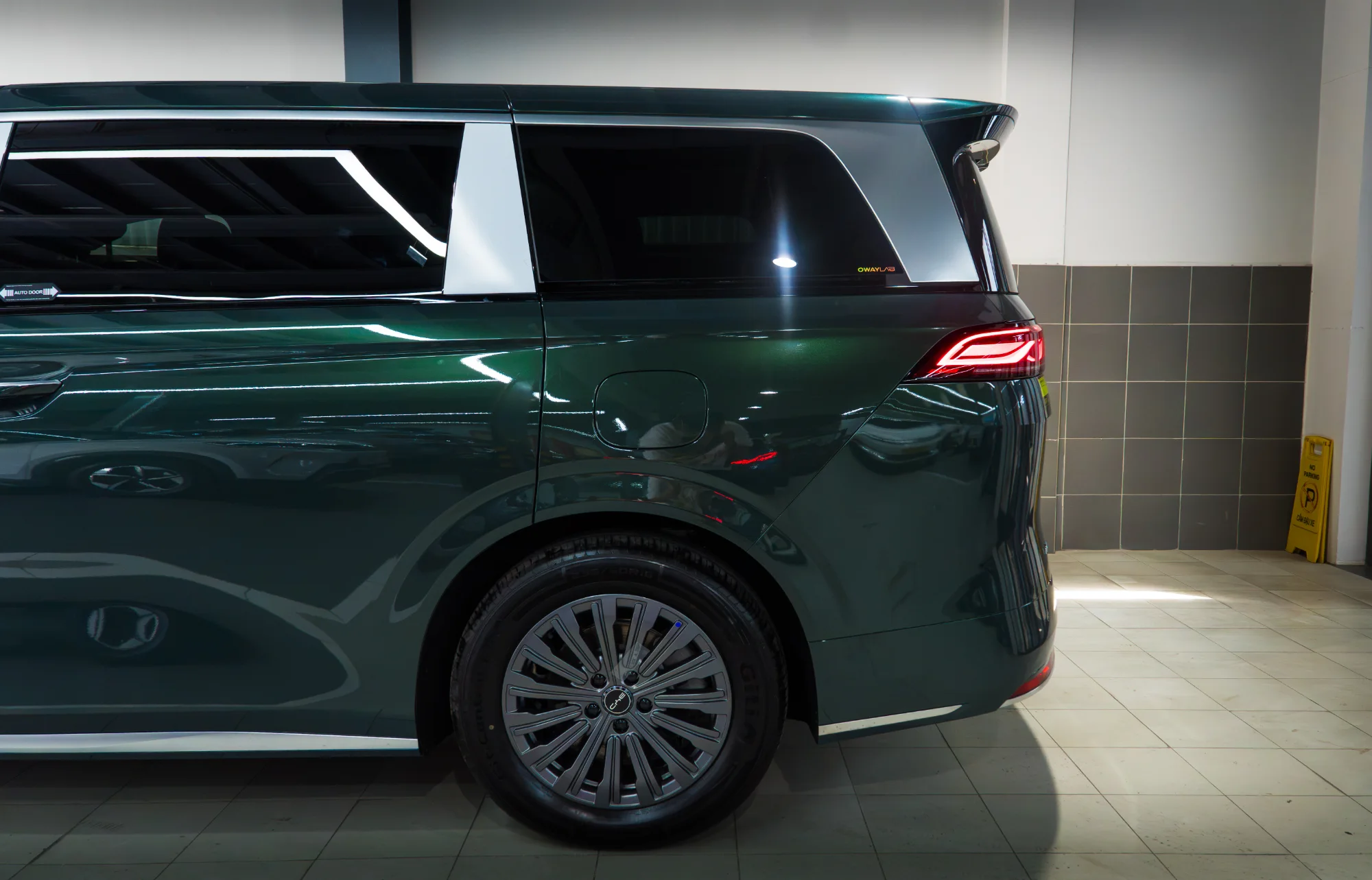 BYD M9 dán đổi màu Xanh Midnight Green (Full Sườn) ảnh 5
