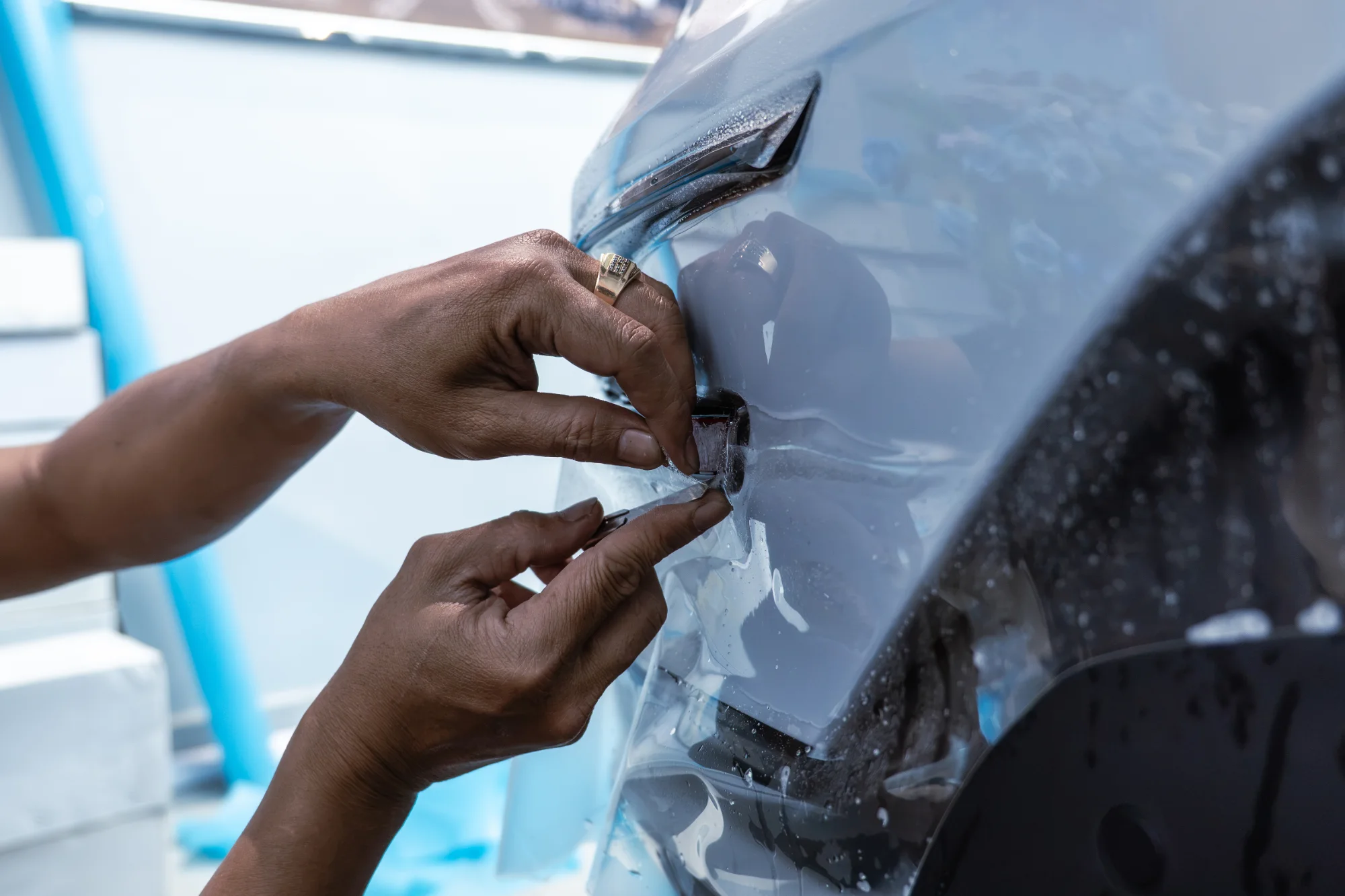 Thi công BYD Sealion 8 dán phim bảo vệ sơn PPF ảnh 4